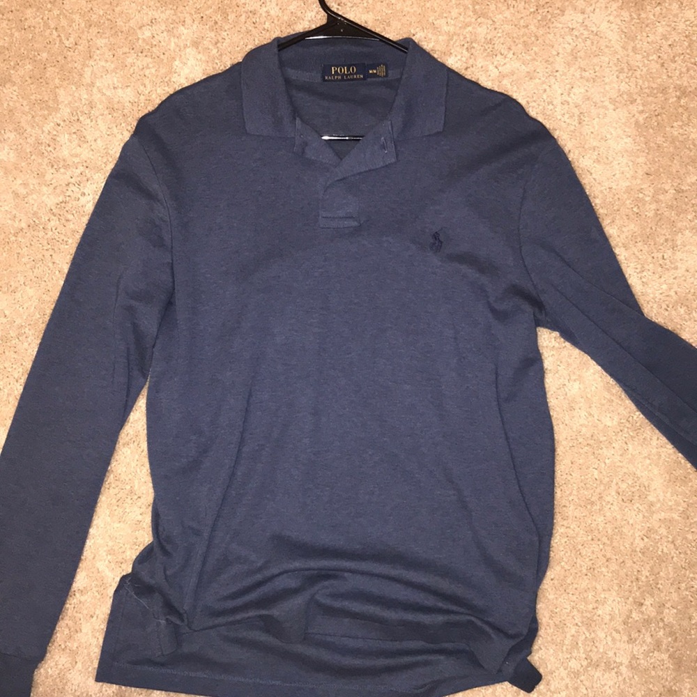 Polo Ralph Lauren M navy blue long sleeve polo